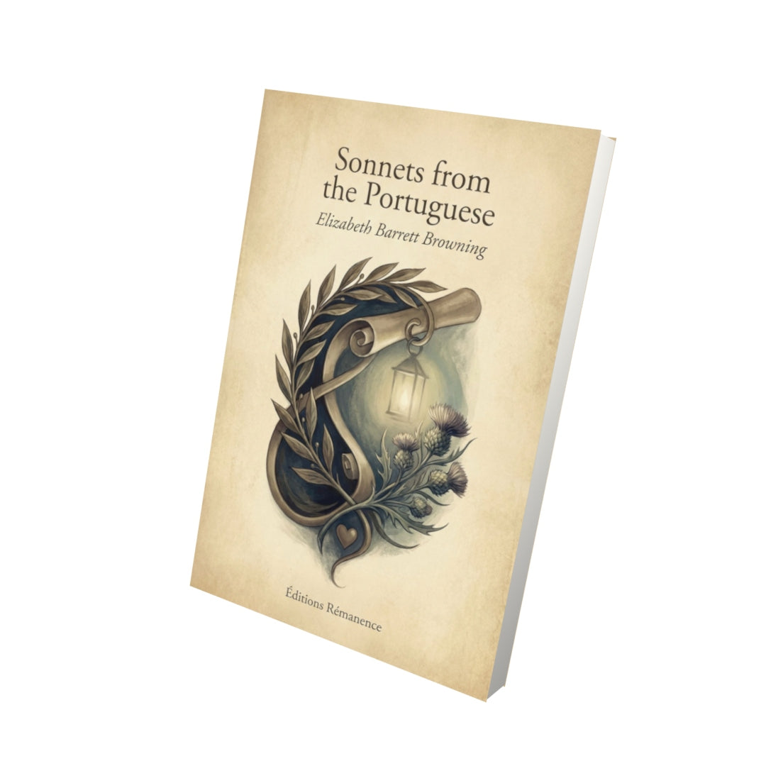 Livre Sonnets from the Portuguese – Elizabeth Barrett Browning - Vue 3D - Editions Remanence