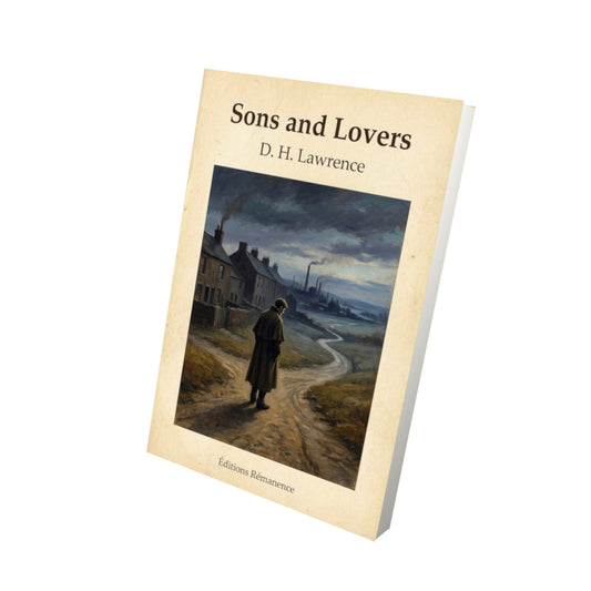 Livre Sons and Lovers – D.H. Lawrence - Vue 3D - Editions Remanence