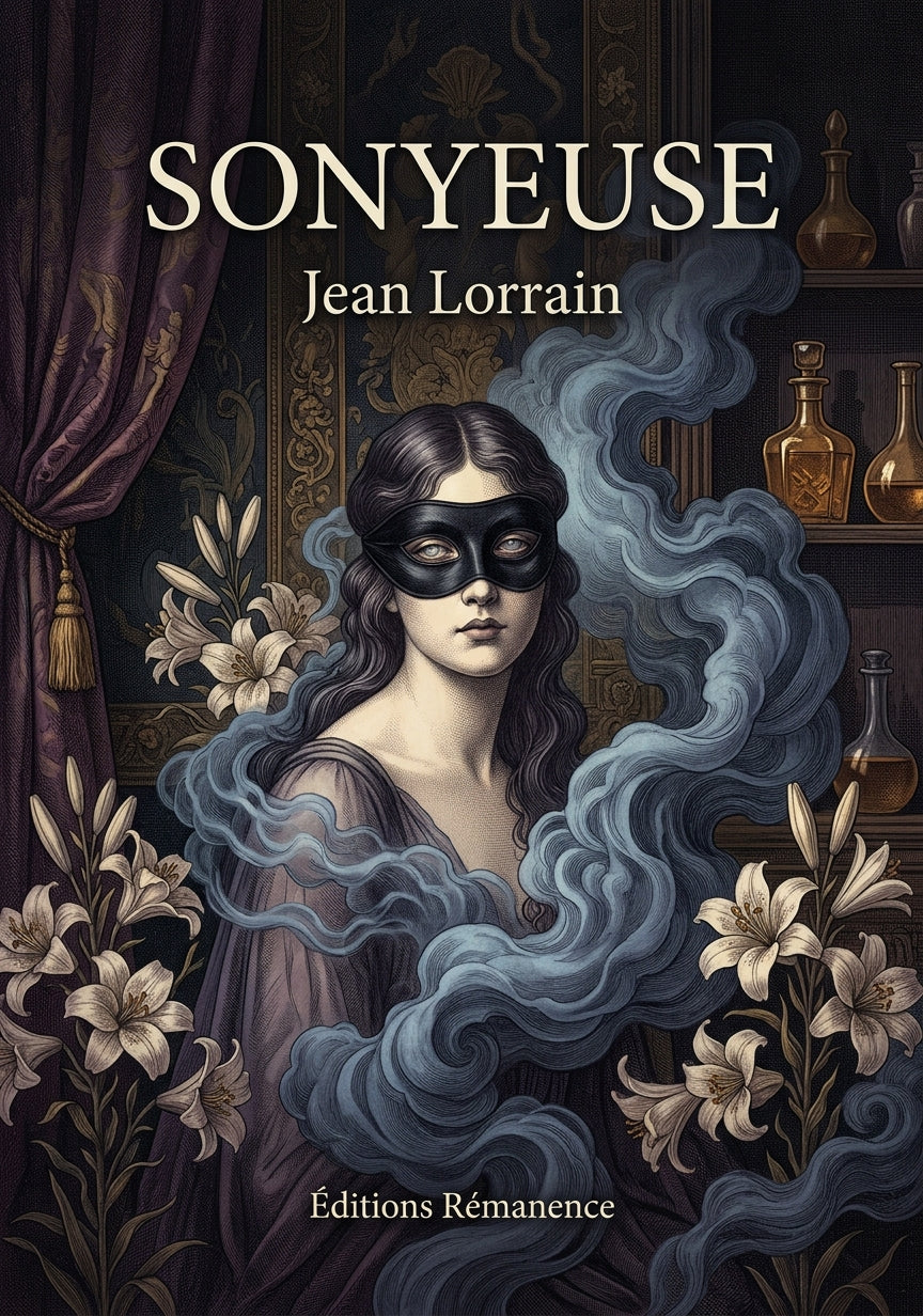 Livre Sonyeuse par Jean Lorrain - Couverture - Editions Remanence
