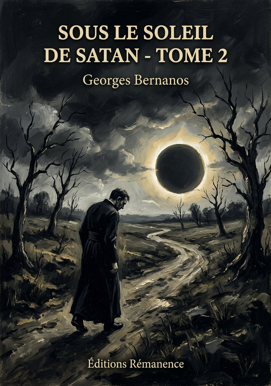 Livre Sous le soleil de Satan - Tome 2 par Georges Bernanos - Couverture - Editions Remanence
