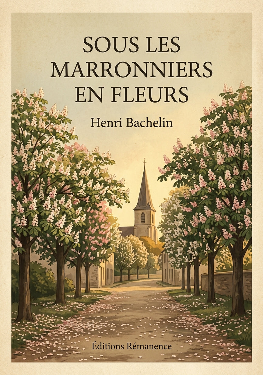 Sous les marronniers en fleurs - Henri Bachelin (Couverture)