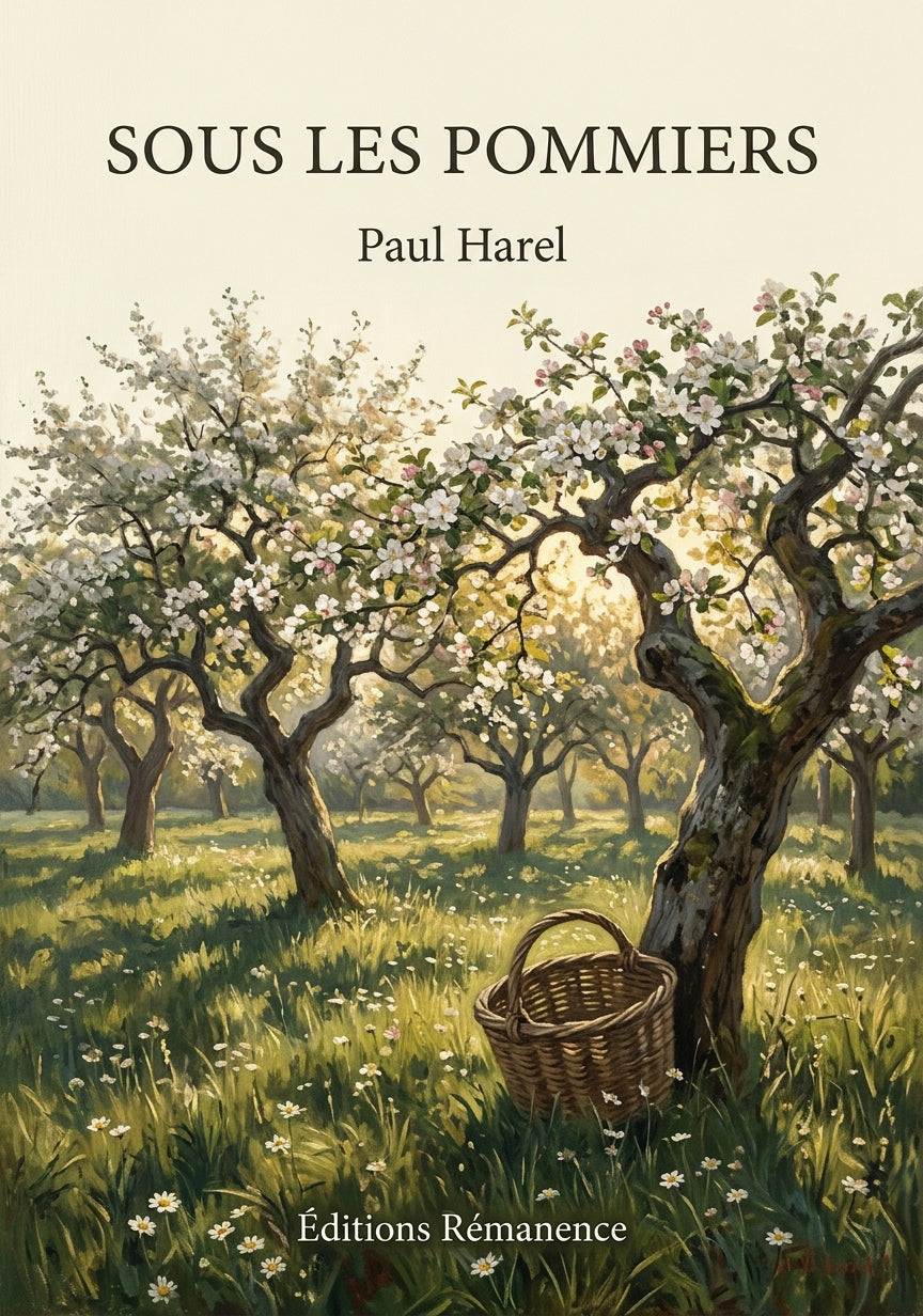 Livre Sous les Pommiers par Paul Harel - Couverture - Editions Remanence