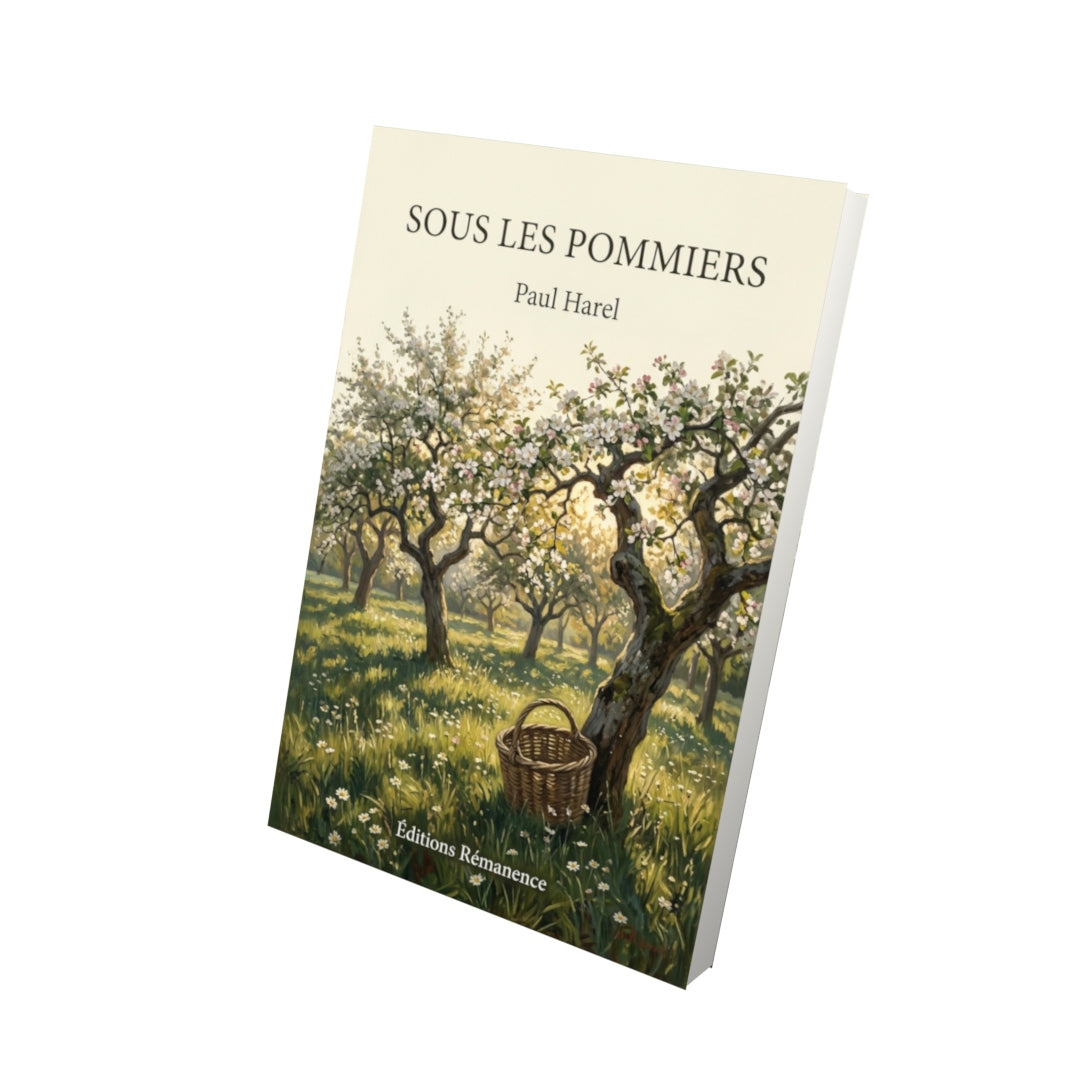 Livre Sous les Pommiers par Paul Harel - Vue 3D - Editions Remanence
