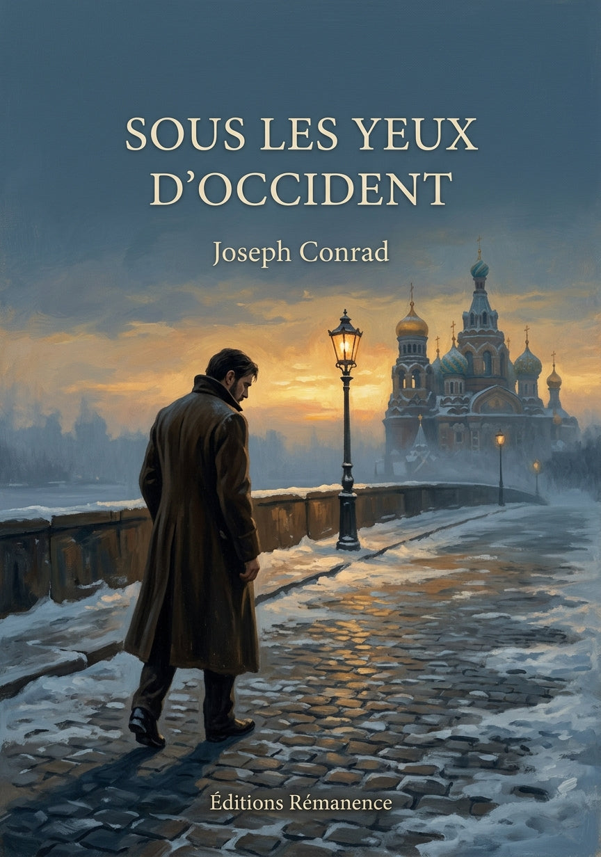 Livre Sous les yeux d’Occident par Joseph Conrad - Couverture - Editions Remanence