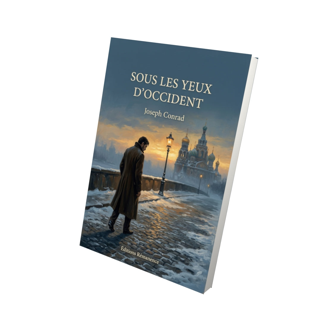 Livre Sous les yeux d’Occident par Joseph Conrad - Vue 3D - Editions Remanence