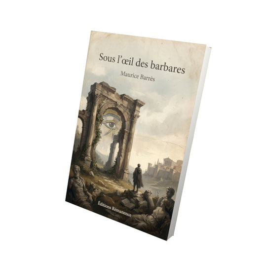 Livre Sous l’œil des barbares – Maurice Barrès - Vue 3D - Editions Remanence