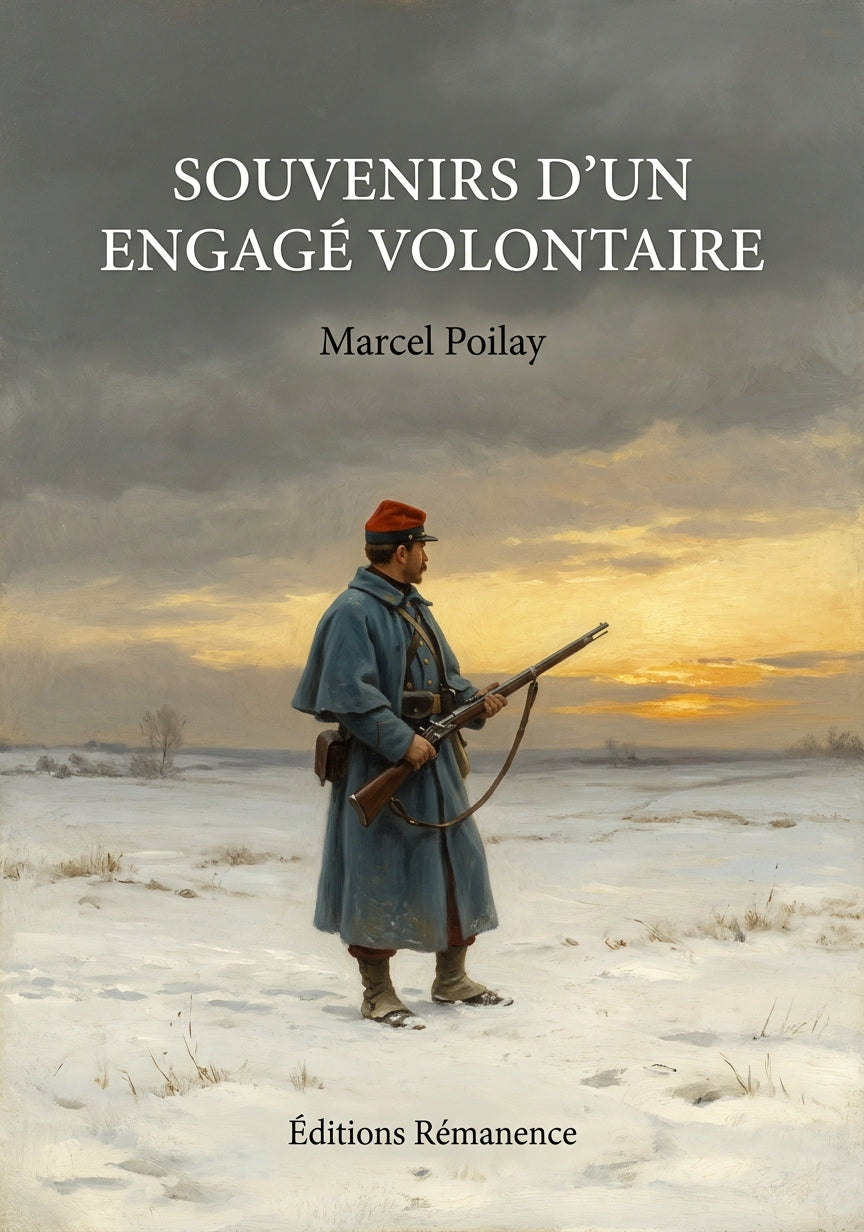 Livre Souvenirs d'un engagé volontaire par Marcel Poilay - Couverture - Editions Remanence