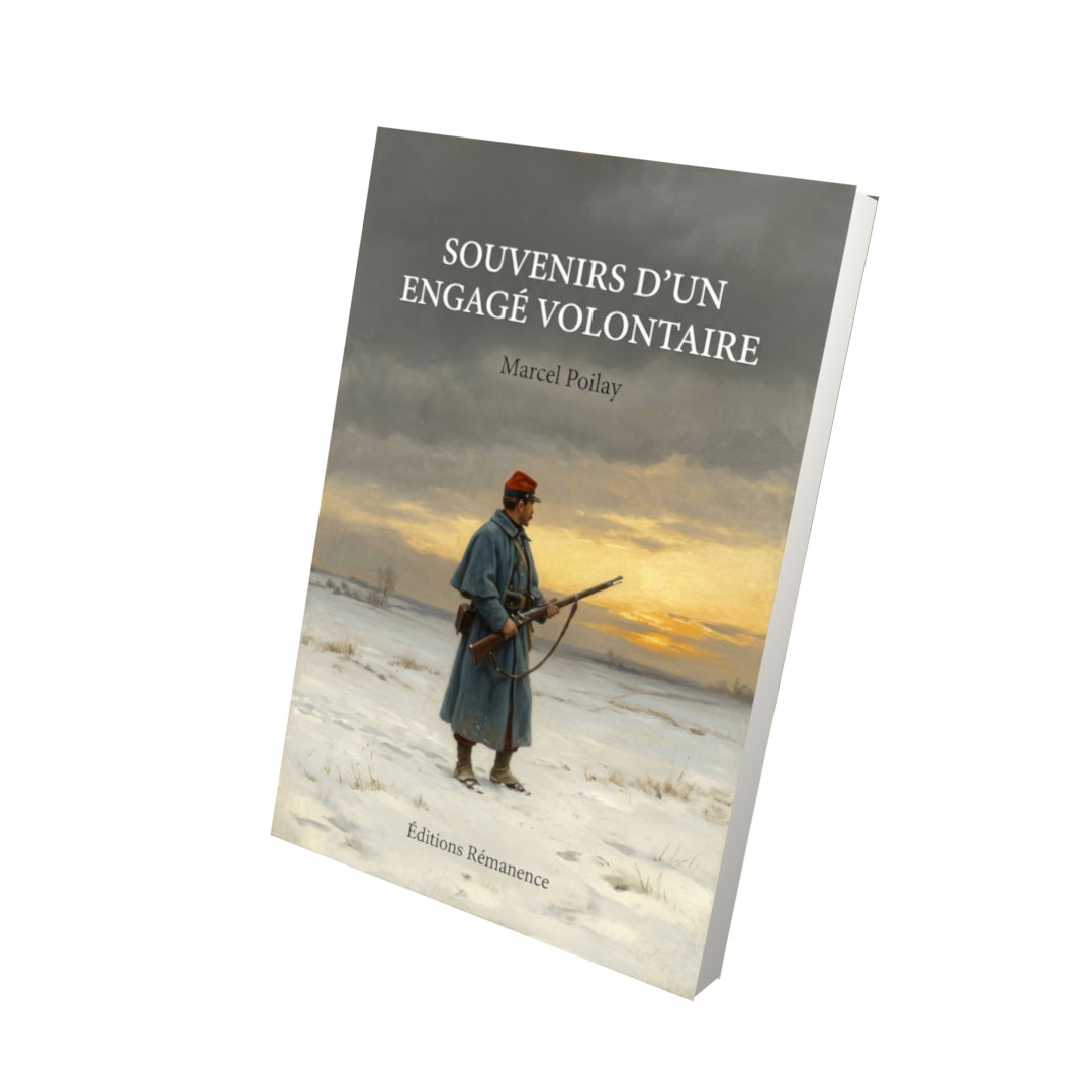 Livre Souvenirs d'un engagé volontaire par Marcel Poilay - Vue 3D - Editions Remanence