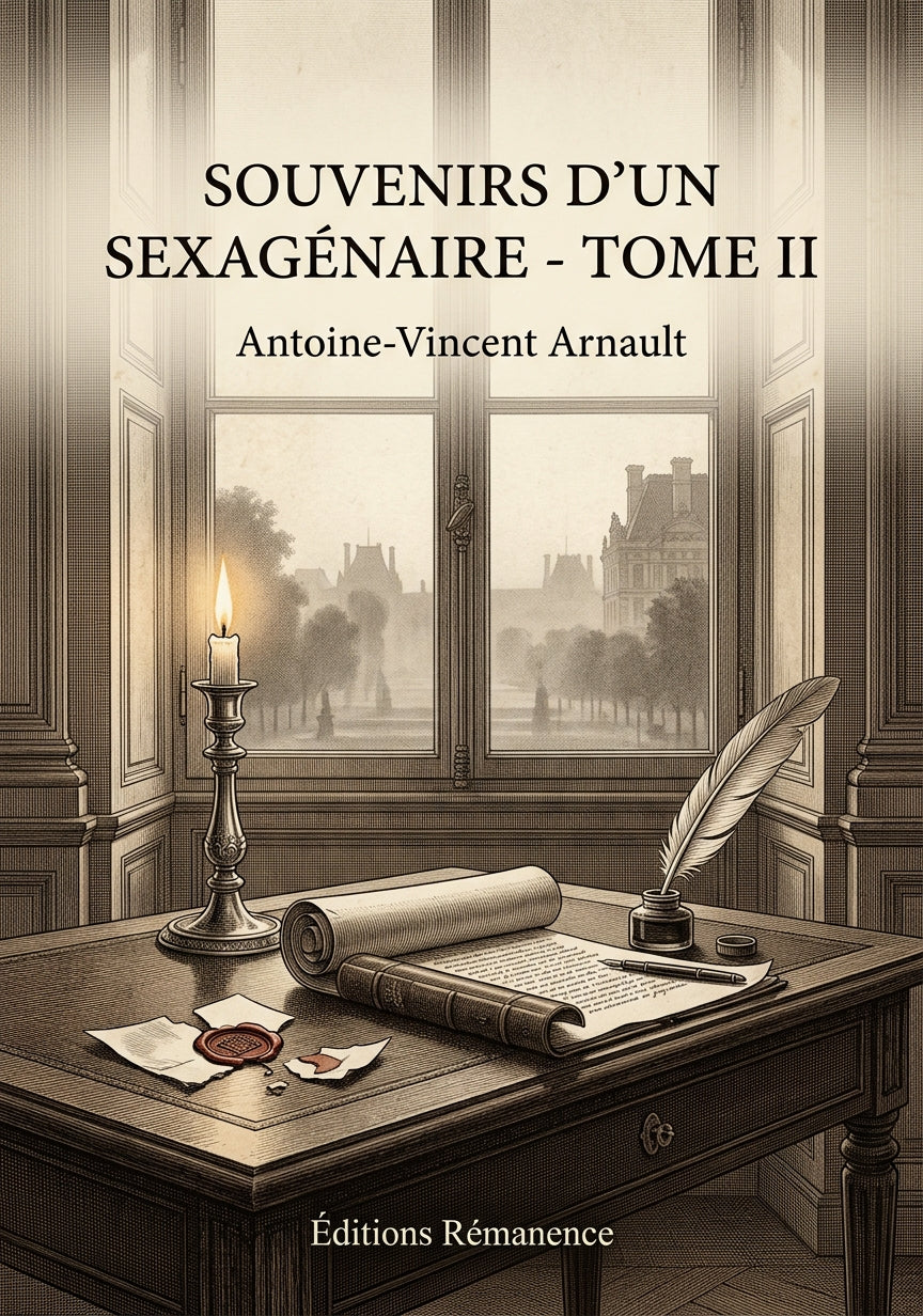 Souvenirs d'un sexagénaire - Tome II - Antoine-Vincent Arnault (Couverture)