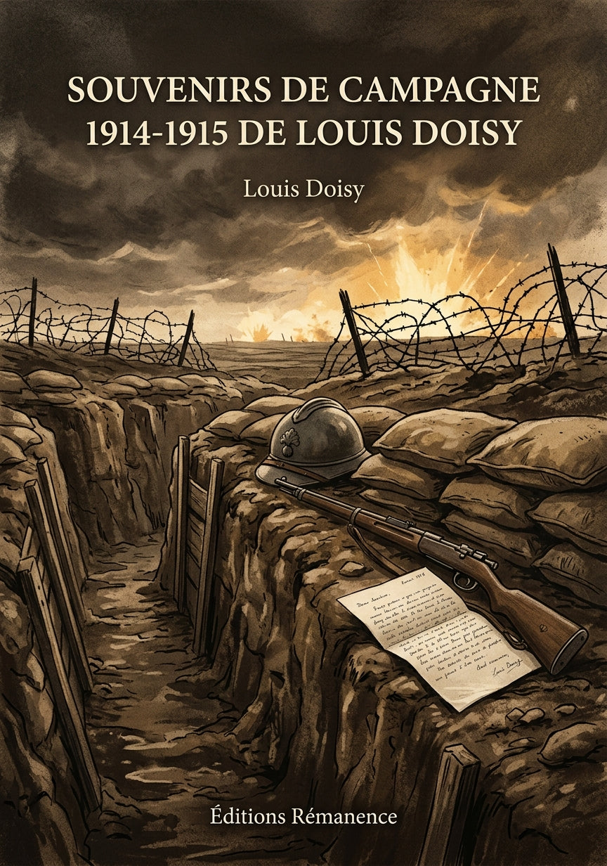 Livre Souvenirs de campagne 1914-1915 de Louis Doisy par Louis Doisy - Couverture - Editions Remanence