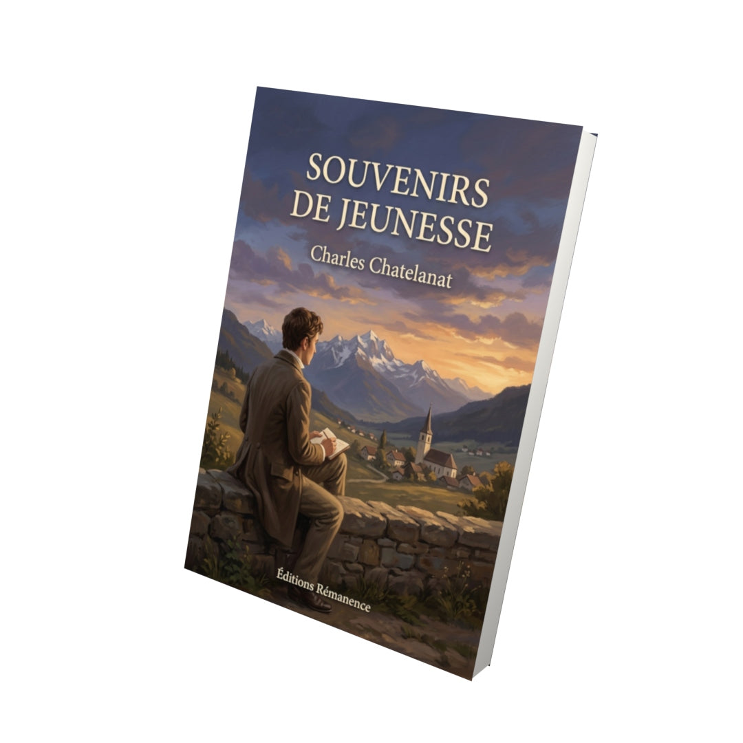 Livre Souvenirs de jeunesse par Arsène Houssaye - Vue 3D - Editions Remanence