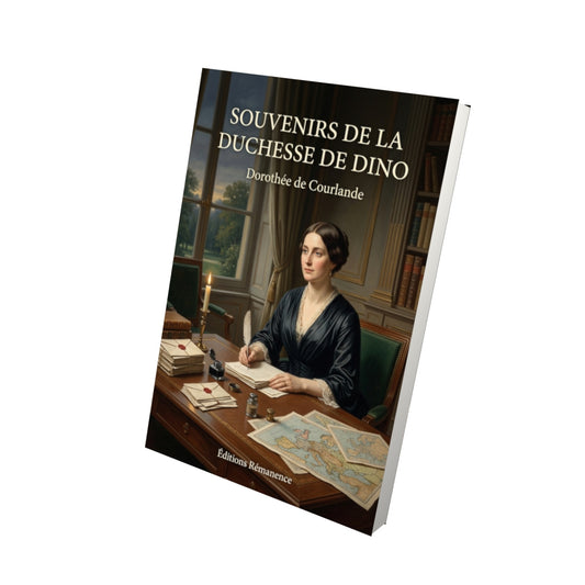 Livre Souvenirs de la Duchesse de Dino par Dorothée de Courlande - Vue 3D - Editions Remanence