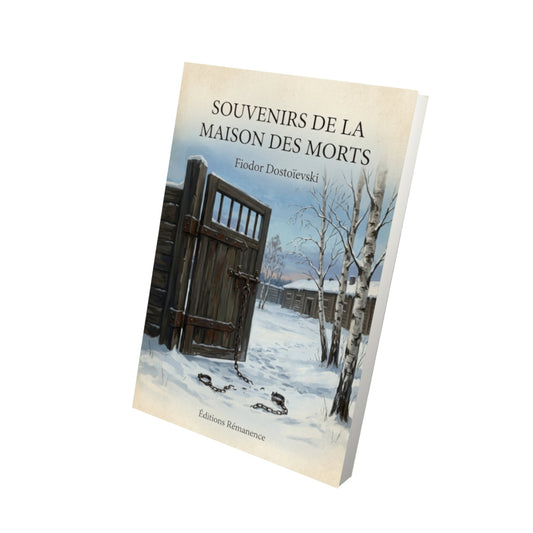 Livre Souvenirs de la maison des morts - Fiodor Dostoïevski - Vue 3D - Editions Remanence