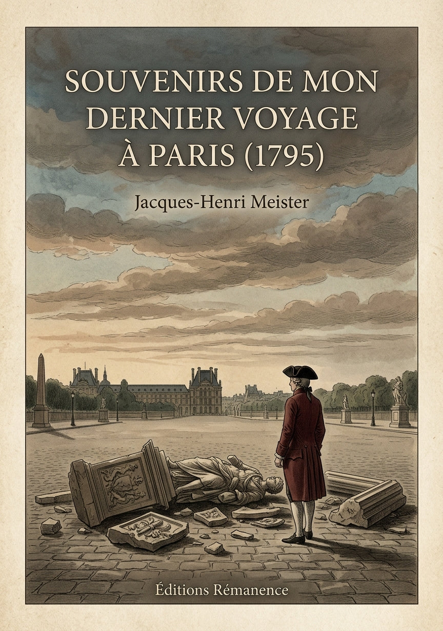 Souvenirs de mon dernier voyage à Paris (1795) - Jacques-Henri Meister (Couverture)