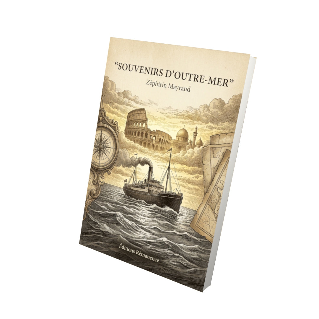 Livre Souvenirs d’outre-mer par Zéphirin Mayrand - Vue 3D - Editions Remanence