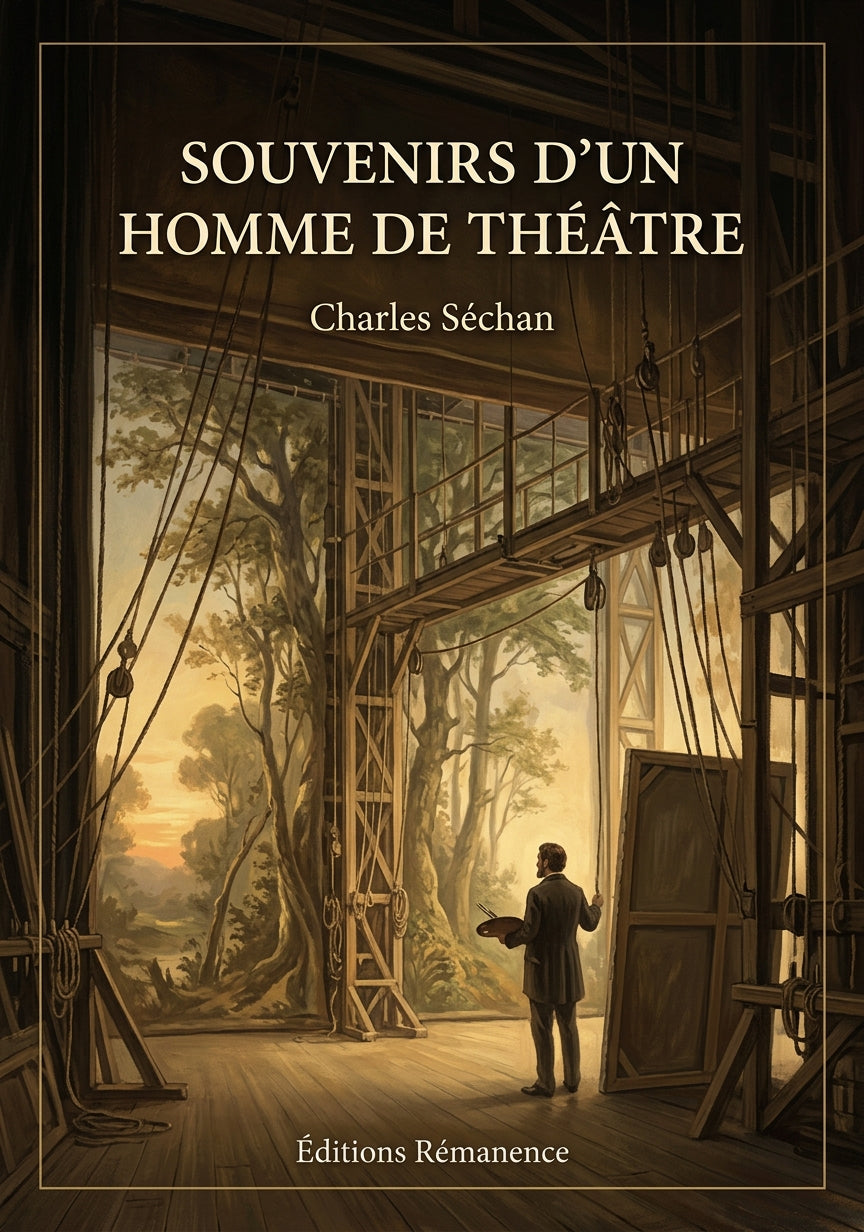 Livre Souvenirs d’un homme de théâtre par Charles Séchan - Couverture - Editions Remanence