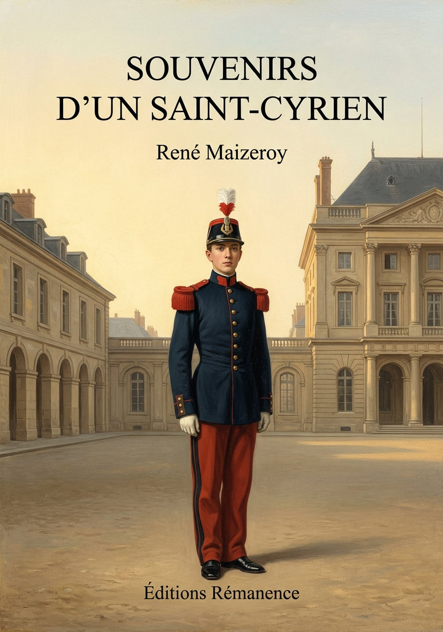 Livre Souvenirs d’un Saint-Cyrien par René Maizeroy - Couverture - Editions Remanence