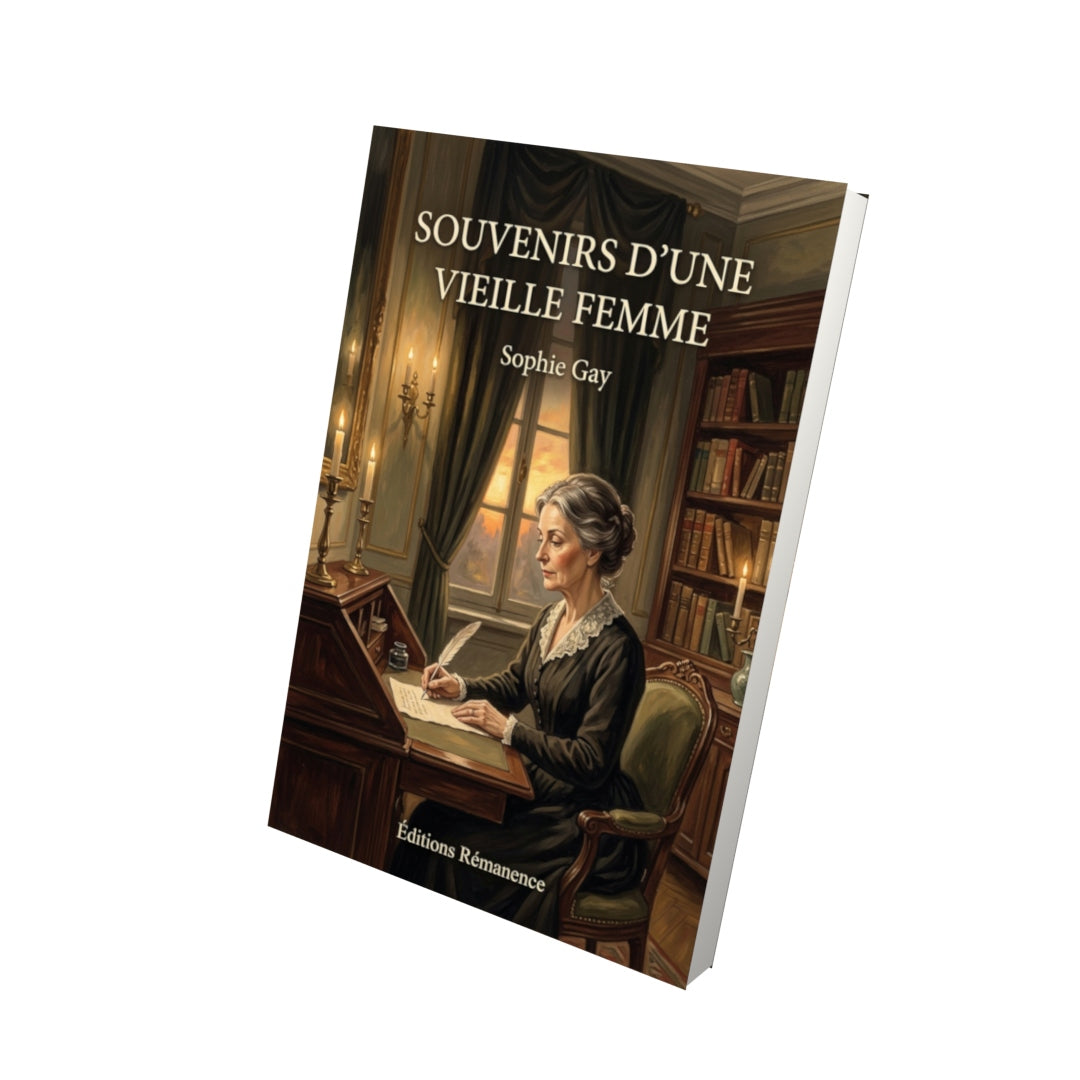 Livre Souvenirs d’une vieille femme par Sophie Ulliac-Trémadeure - Vue 3D - Editions Remanence