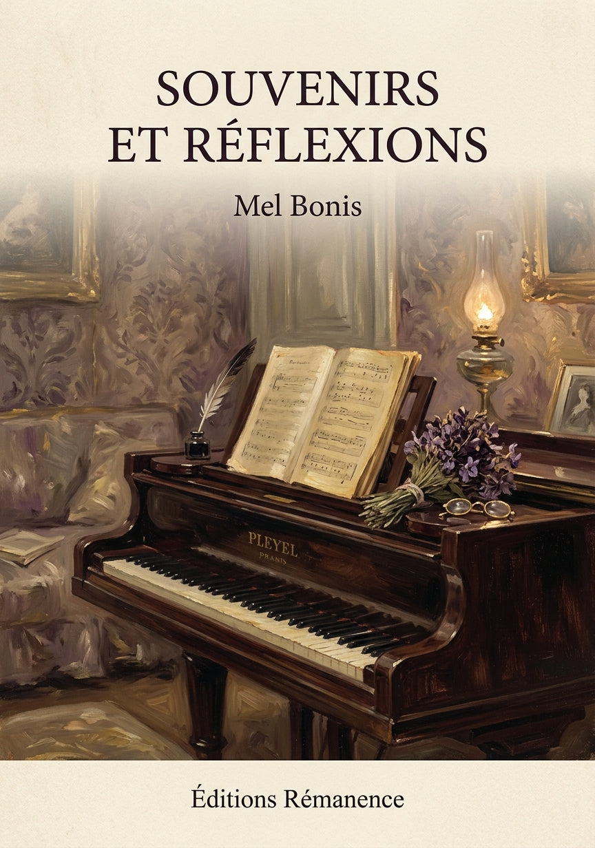 Livre Souvenirs et Réflexions par Mel Bonis - Couverture - Editions Remanence