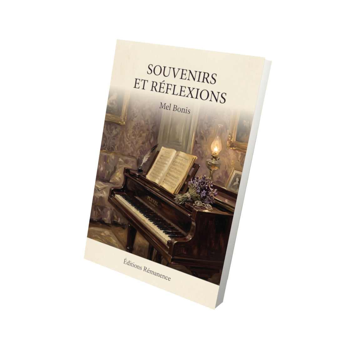 Livre Souvenirs et Réflexions par Mel Bonis - Vue 3D - Editions Remanence