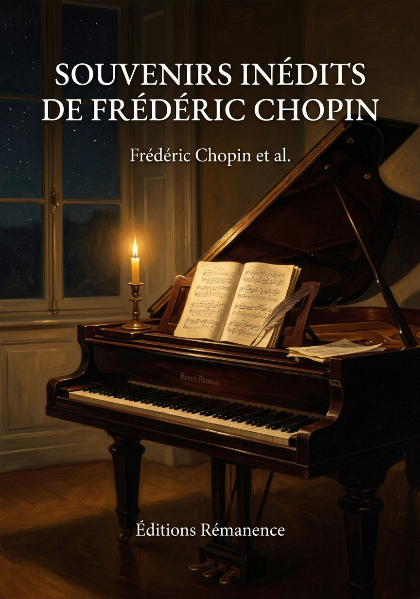 Livre Souvenirs inédits de Frédéric Chopin par Frédéric Chopin et al. - Couverture - Editions Remanence