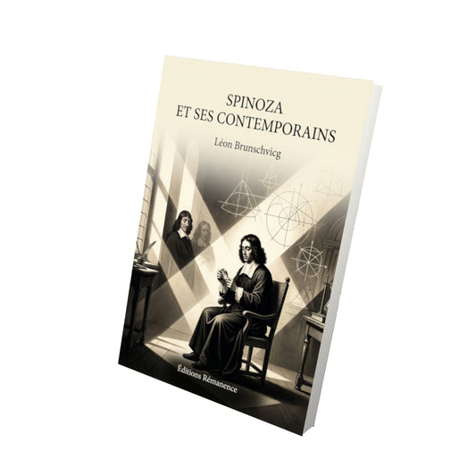 Livre Spinoza et ses contemporains par Léon Brunschvicg - Vue 3D - Editions Remanence
