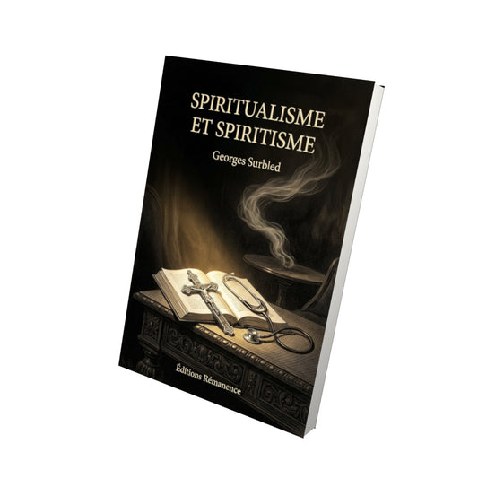 Livre Spiritualisme et spiritisme - Georges Surbled - Vue 3D - Editions Remanence