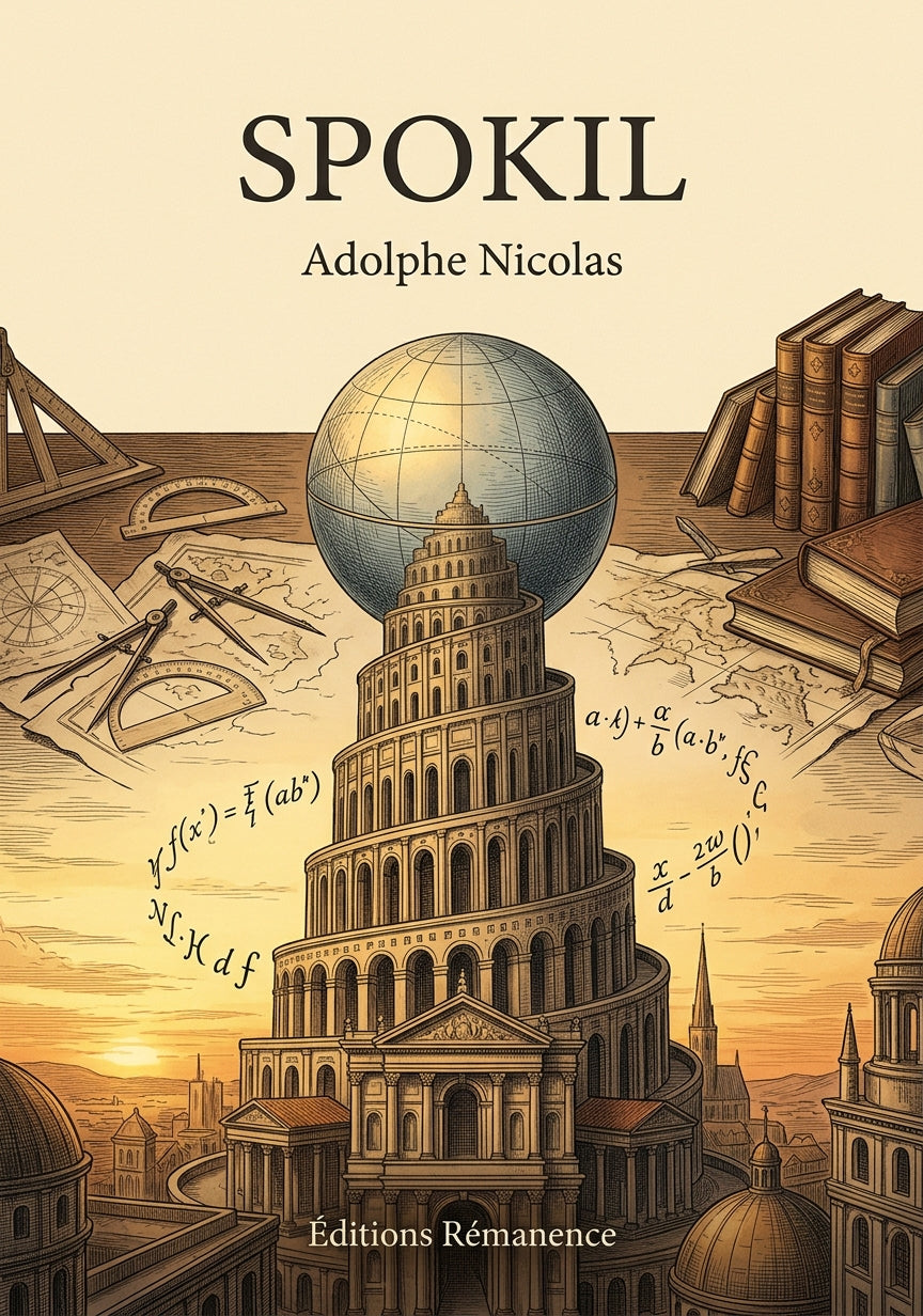 Livre Spokil par Adolphe Nicolas - Couverture - Editions Remanence