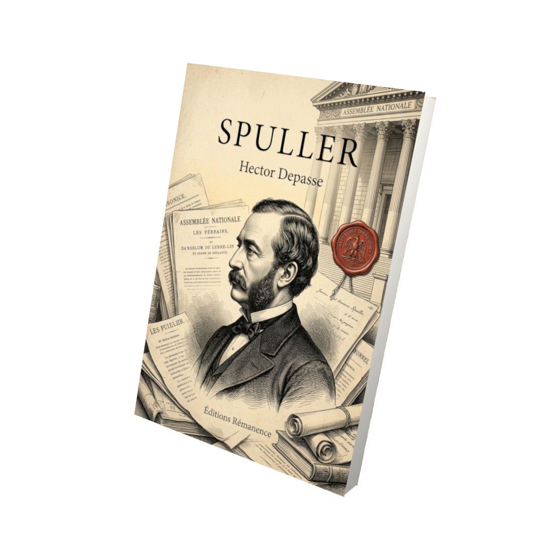 Livre Spuller par Hector Depasse - Vue 3D - Editions Remanence