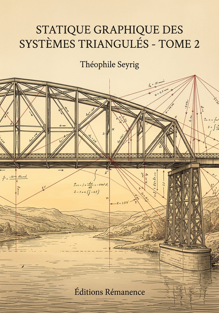Livre Statique graphique des systèmes triangulés - Tome 2 par Théophile Seyrig - Couverture - Editions Remanence