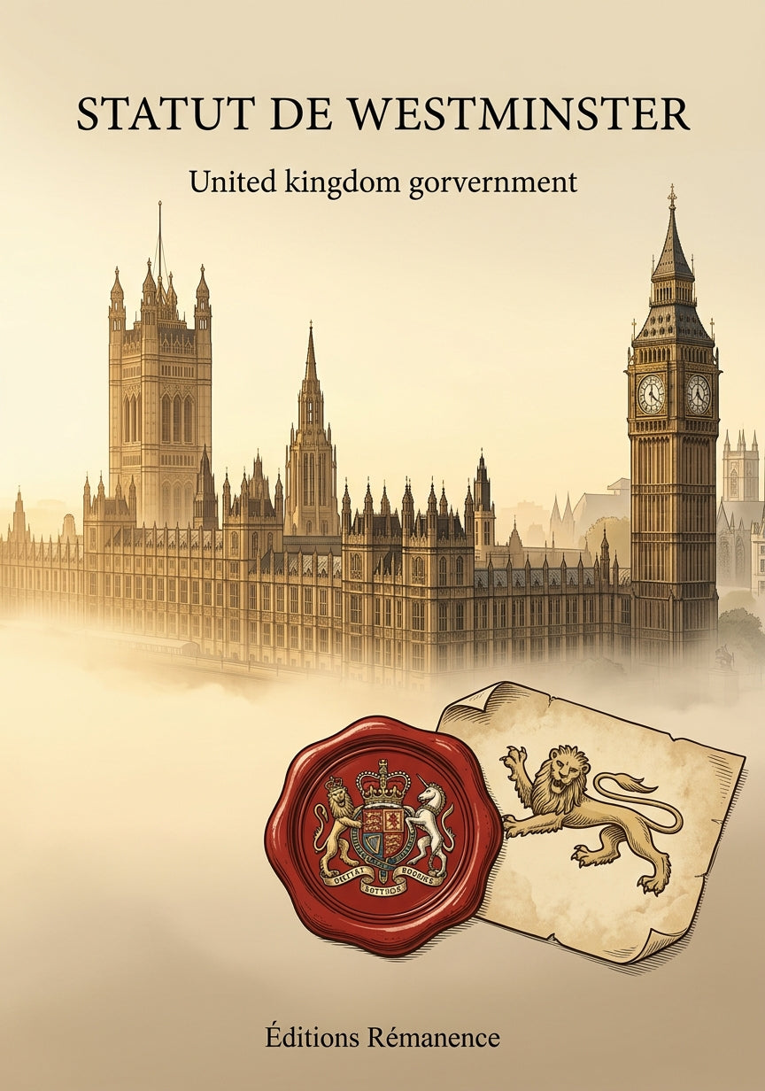 Livre Statut de Westminster par United kingdom gorvernment - Couverture - Editions Remanence