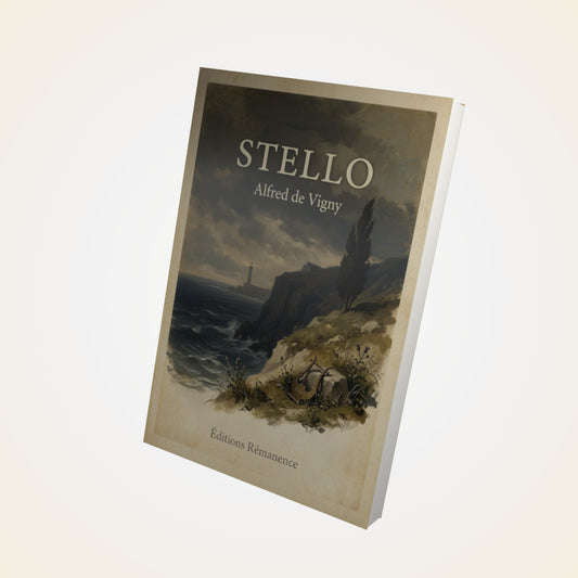 Livre Stello - Alfred de Vigny - Couverture 3D
