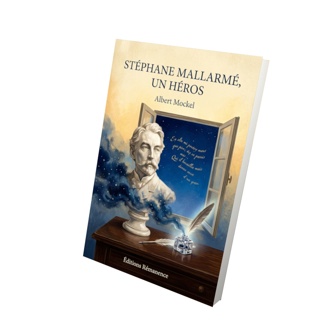 Livre Stéphane Mallarmé, un héros par Albert Mockel - Vue 3D - Editions Remanence