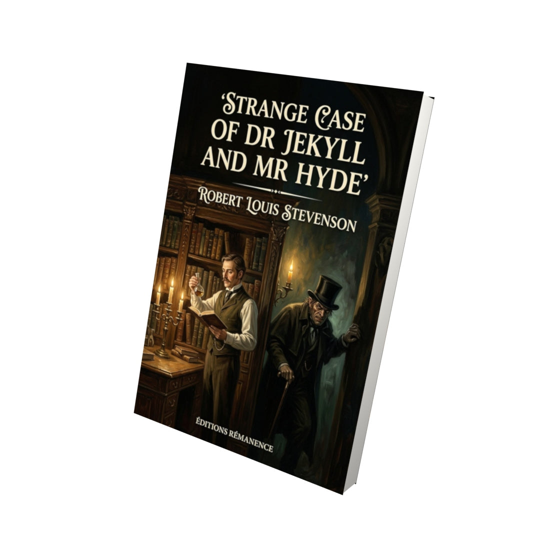 Livre Strange Case of Dr Jekyll and Mr Hyde – Robert Louis Stevenson - Vue 3D - Editions Remanence