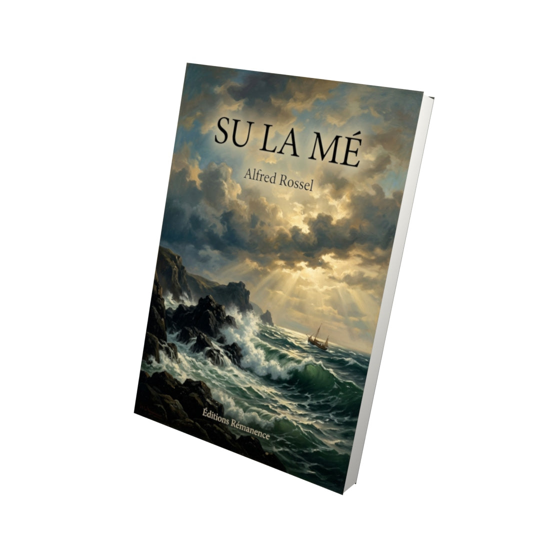 Livre Su la mé par Alfred Rossel - Vue 3D - Editions Remanence
