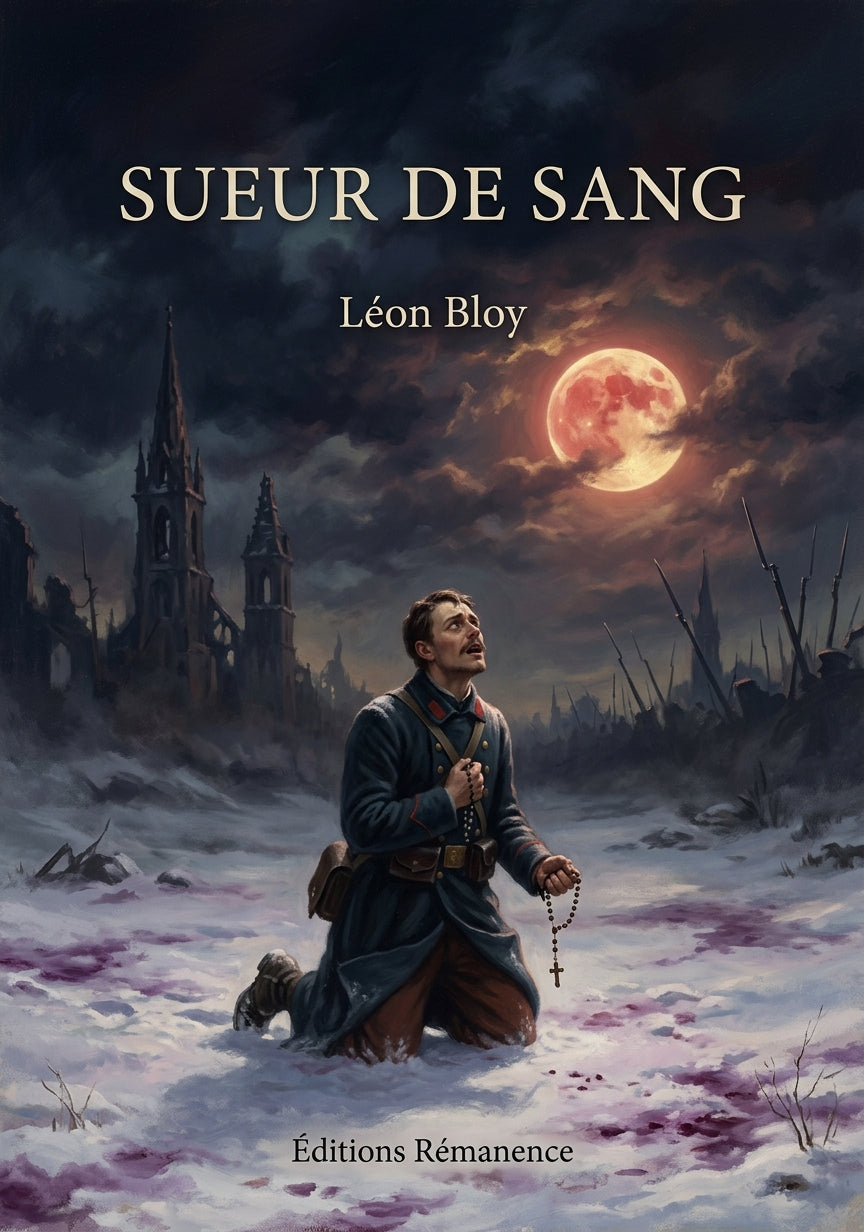Livre Sueur de Sang par Léon Bloy - Couverture - Editions Remanence