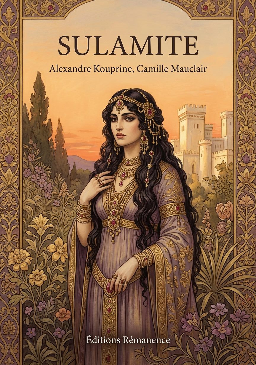 Livre Sulamite par Alexandre Kouprine, Camille Mauclair - Couverture - Editions Remanence