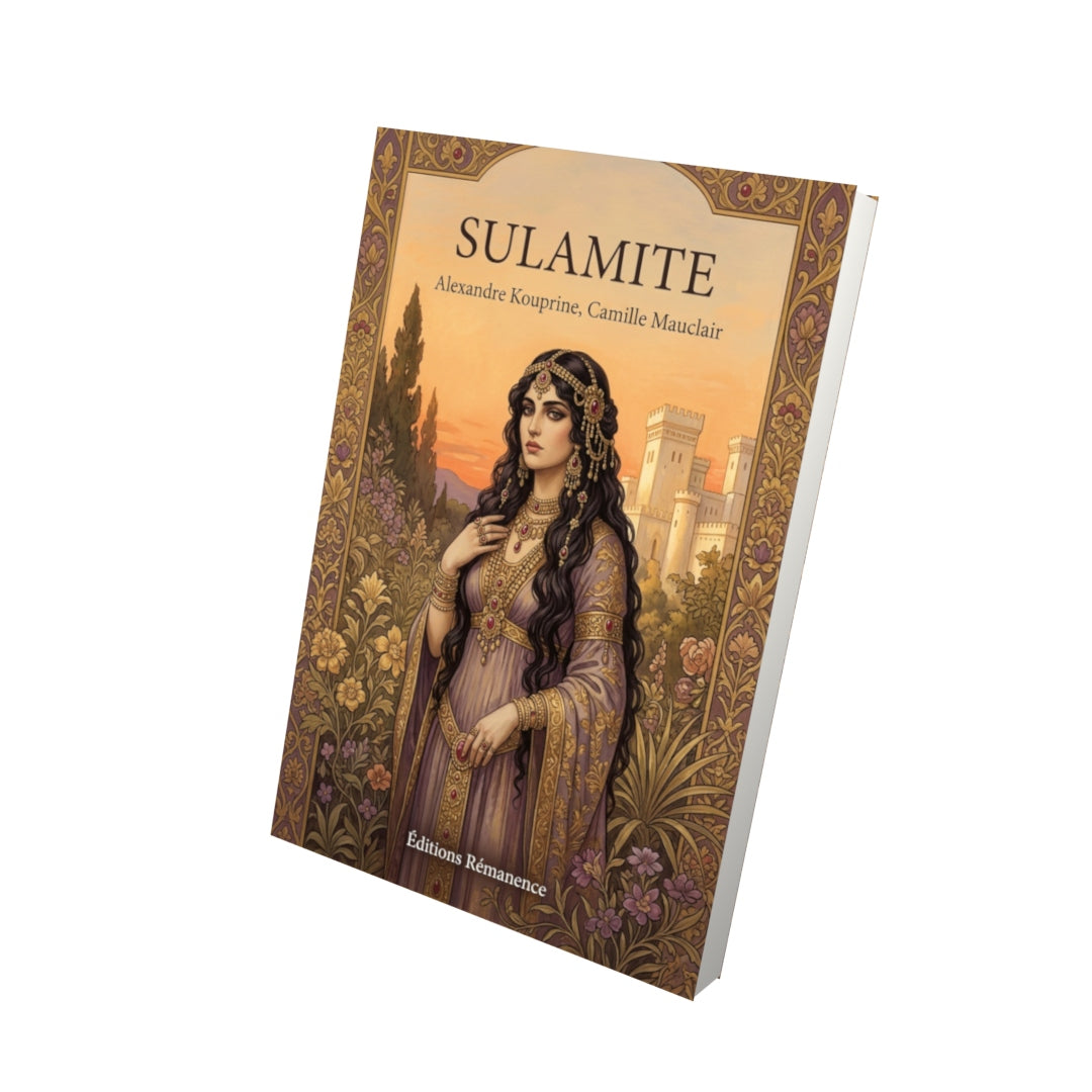 Livre Sulamite par Alexandre Kouprine, Camille Mauclair - Vue 3D - Editions Remanence