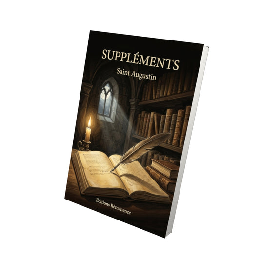 Livre Suppléments - Saint Augustin - Vue 3D - Editions Remanence
