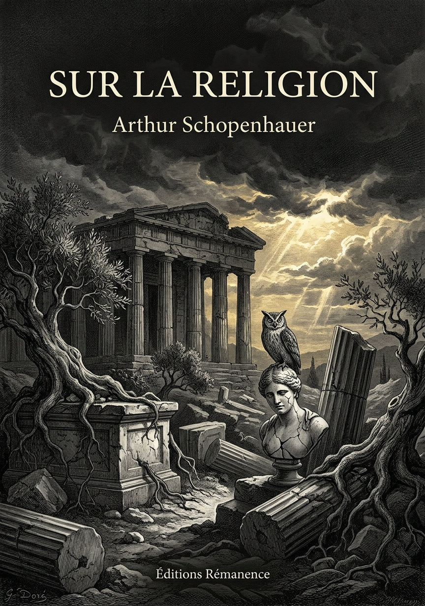 Livre Sur la religion par Arthur Schopenhauer - Couverture - Editions Remanence