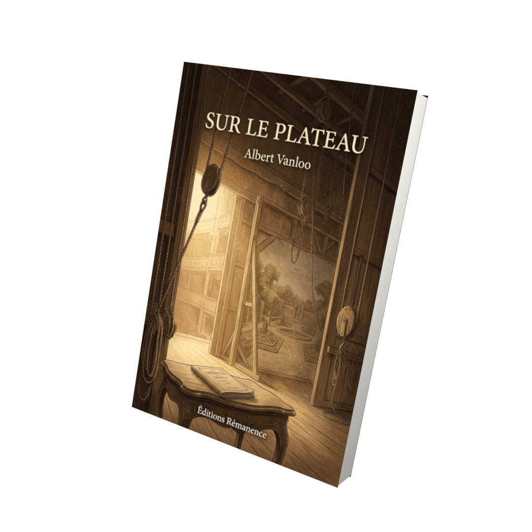 Livre Sur le plateau par Albert Vanloo - Vue 3D - Editions Remanence