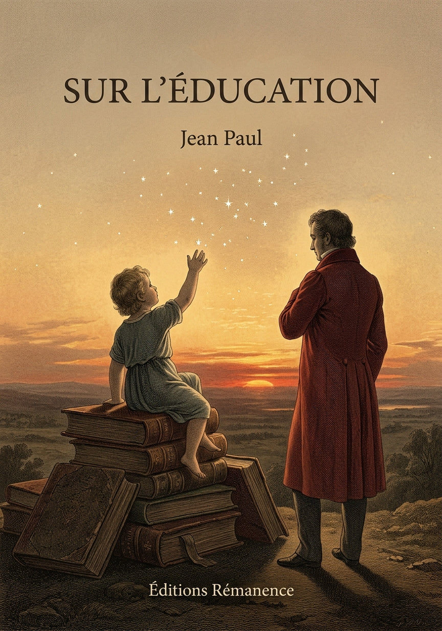 Livre Sur l’éducation par Jean Paul - Couverture - Editions Remanence