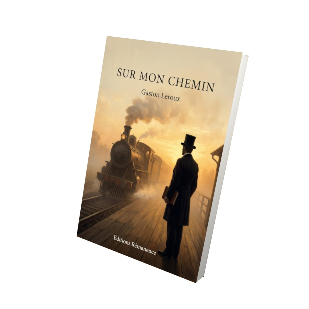 Livre Sur mon chemin par Gaston Leroux - Vue 3D - Editions Remanence