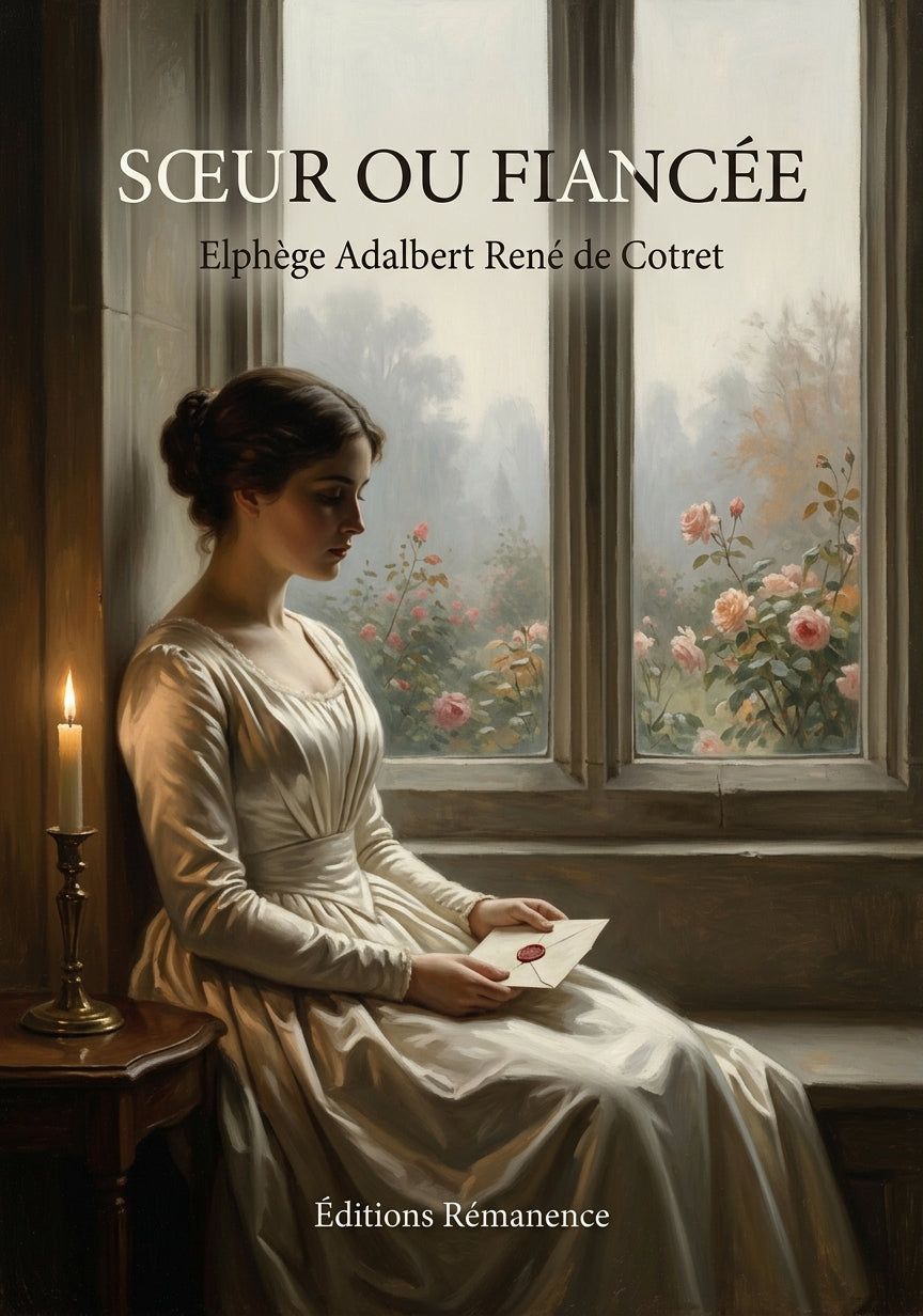 Livre Sœur ou fiancée par Elphège Adalbert René de Cotret - Couverture - Editions Remanence