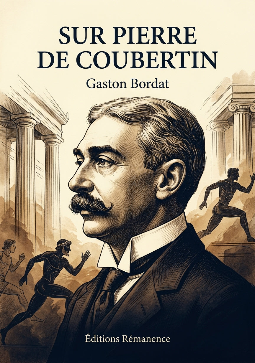 Livre Sur Pierre de Coubertin par Gaston Bordat - Couverture - Editions Remanence