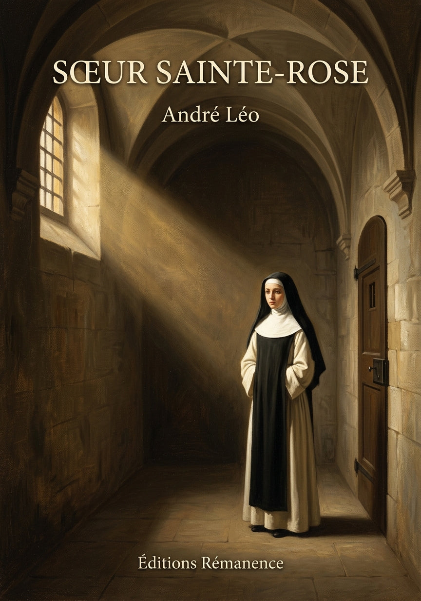 Livre Sœur Sainte-Rose par André Léo - Couverture - Editions Remanence