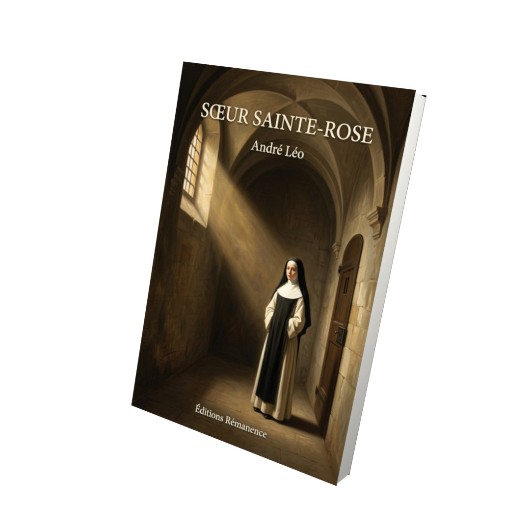 Livre Sœur Sainte-Rose par André Léo - Vue 3D - Editions Remanence