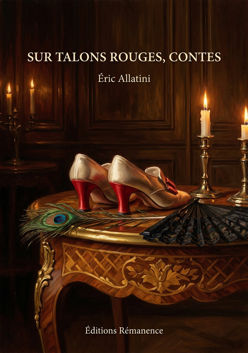 Livre Sur talons rouges, contes par Éric Allatini - Couverture - Editions Remanence