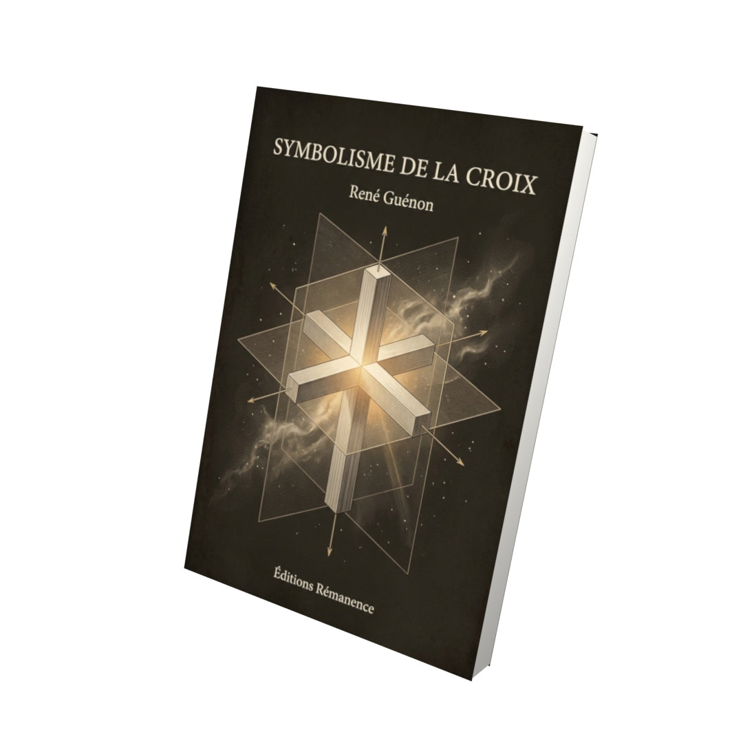Livre Symbolisme de la croix par René Guénon - Vue 3D - Editions Remanence