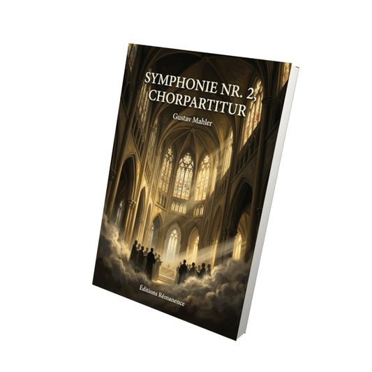 Livre Symphonie Nr. 2, Chorpartitur par Gustav Mahler - Vue 3D - Editions Remanence